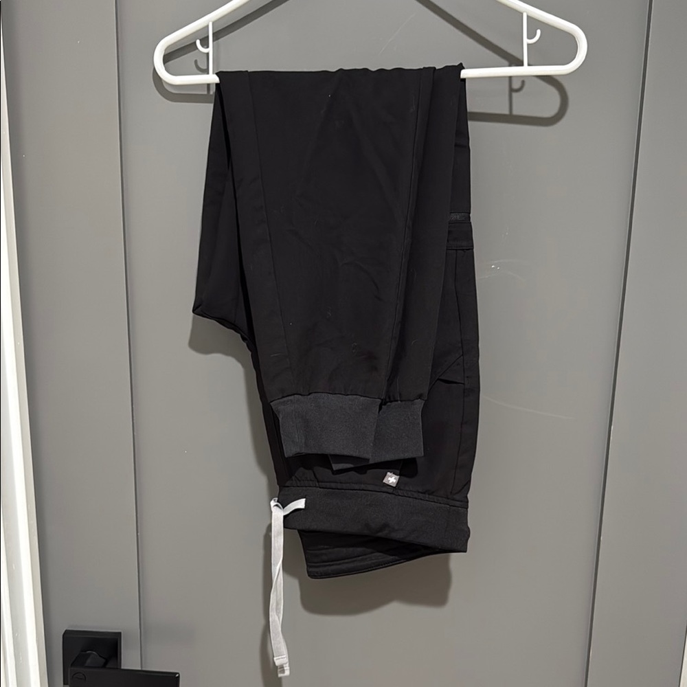Figs Black Jogger Scrub Pants